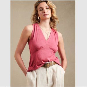 Banana Republic Malibu Slub Top Camp Pink